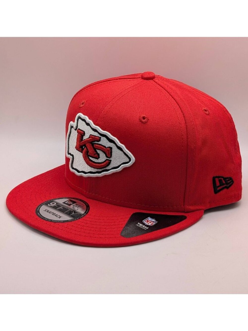 Kansas City Chiefs New Era KC 9fifty Snapback Hat Red OSFM Unisex NFL Football